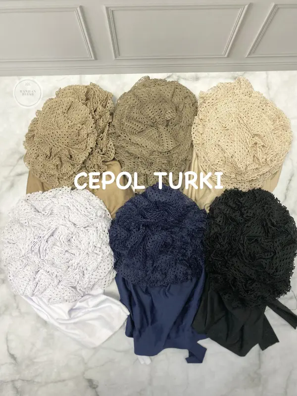 Hanhan Hijab - Ciput Turki (Cepol Tali Renda) 3