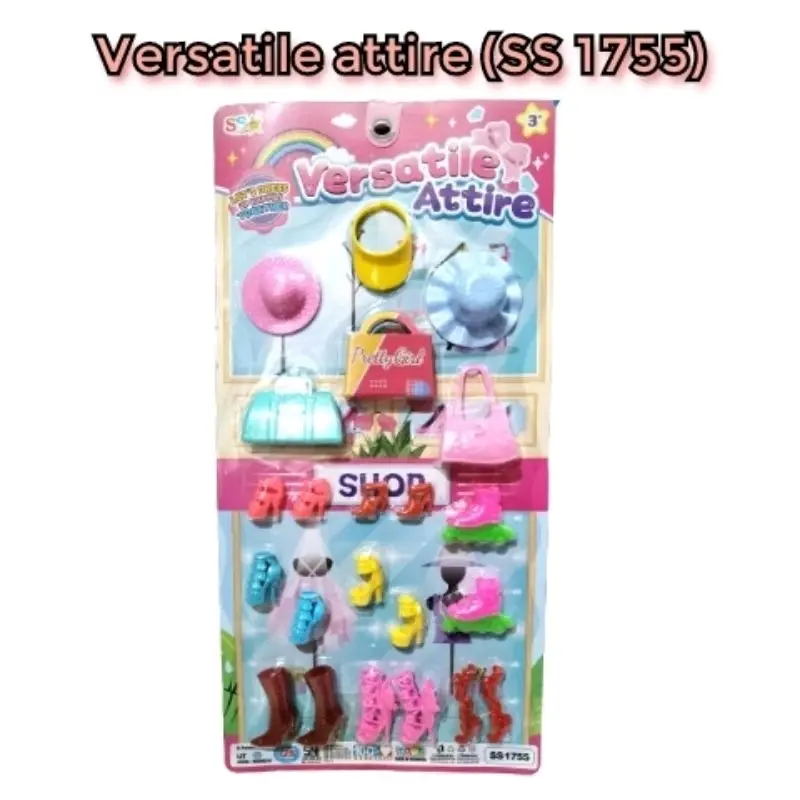 Mainan Sepatu Barbie set/ Versatile attire/ SS1755 0