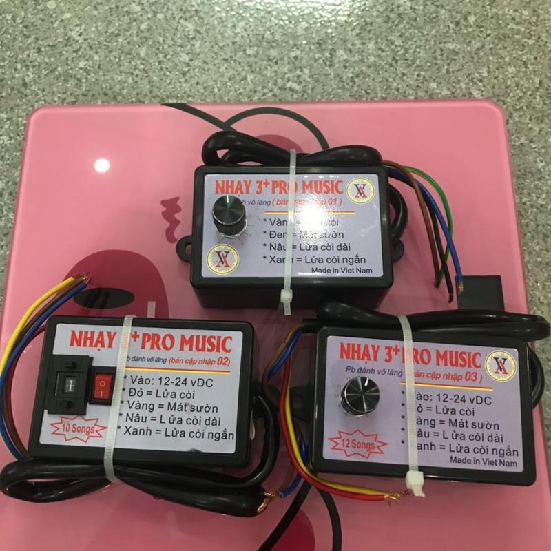 Nhại còi hơi, còi điện 8-10-12 bài nhạc, phụ kiện còi xe ô tô