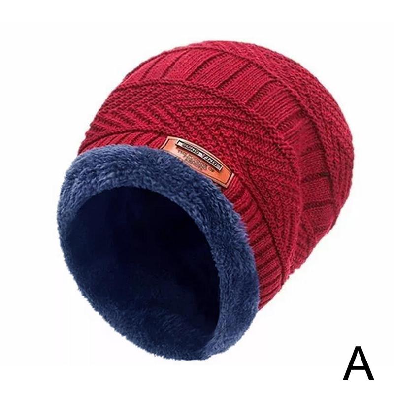 Product Introduction of Thick Warm Winter Beanie Hat New Fashion Winter Warm Hat Solid Gorros Thick Fleece Hat Men's Knitted Hat 16