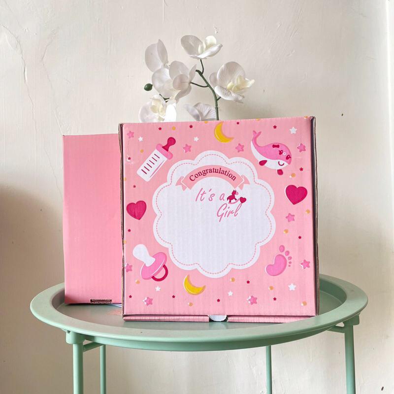 Little Pastella - Box Kado | Box Hampers | Kotak Kado Ulang Tahun Ukuran 24x24x7cm 1