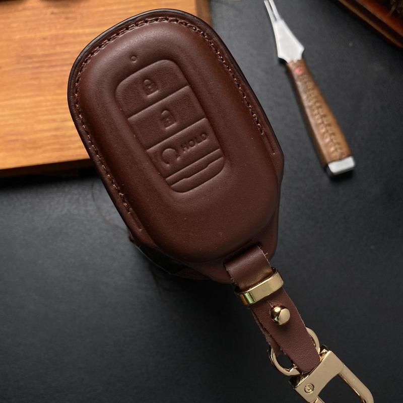   HONB3  Bao Da Chìa Khoá Xe Ô Tô Honda HRV 3 Nút Chế Tác Thủ Công Các Dòng Da Cao Cấp 