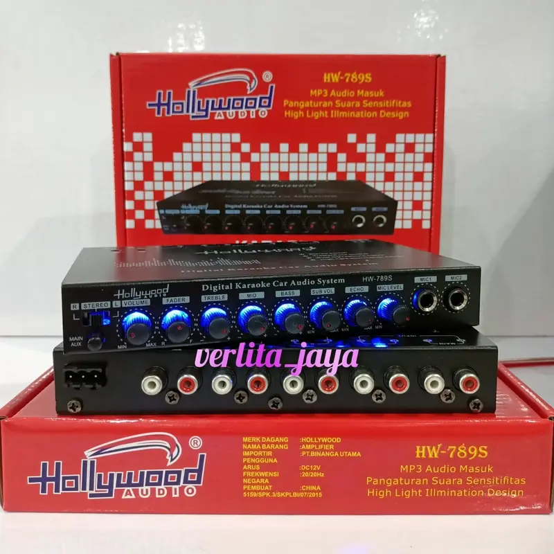 parametrik equalizer HOLLYWOODS HW-7989S karaoke 2