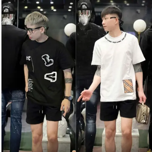[ SET BỘ NAM NỮ ] tạo kiểu phối chữ in , thêu túi caro vàng búp,be, dì phong cách GenZ phố , chất vải cotton co dãn bốn chiều thoáng mát