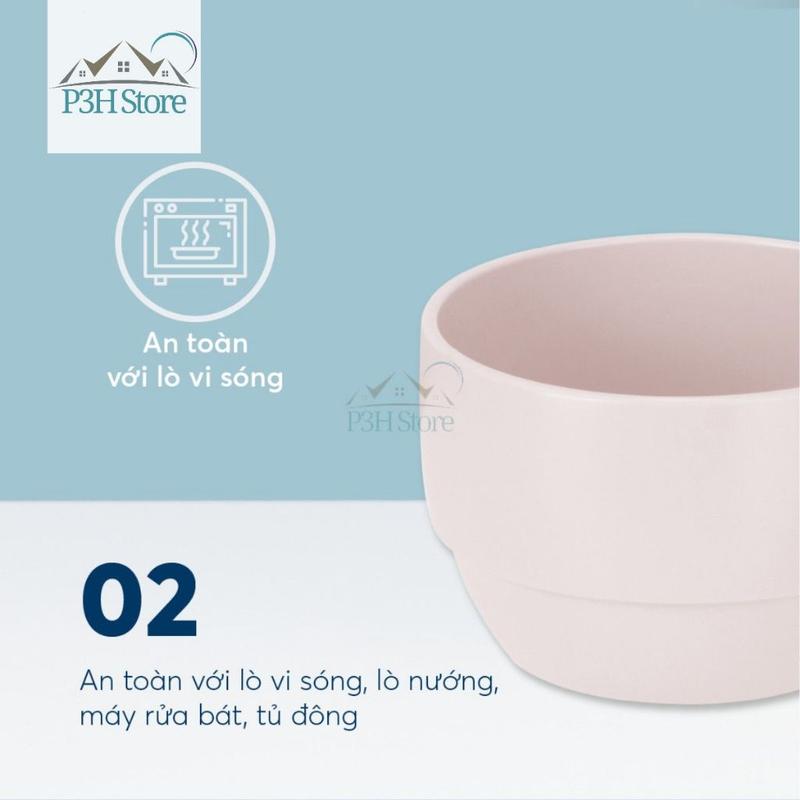 Cốc nước có quai Inochi Amori 350ml nhựa PP, kháng khuẩn, bền đẹp P3H Store 4