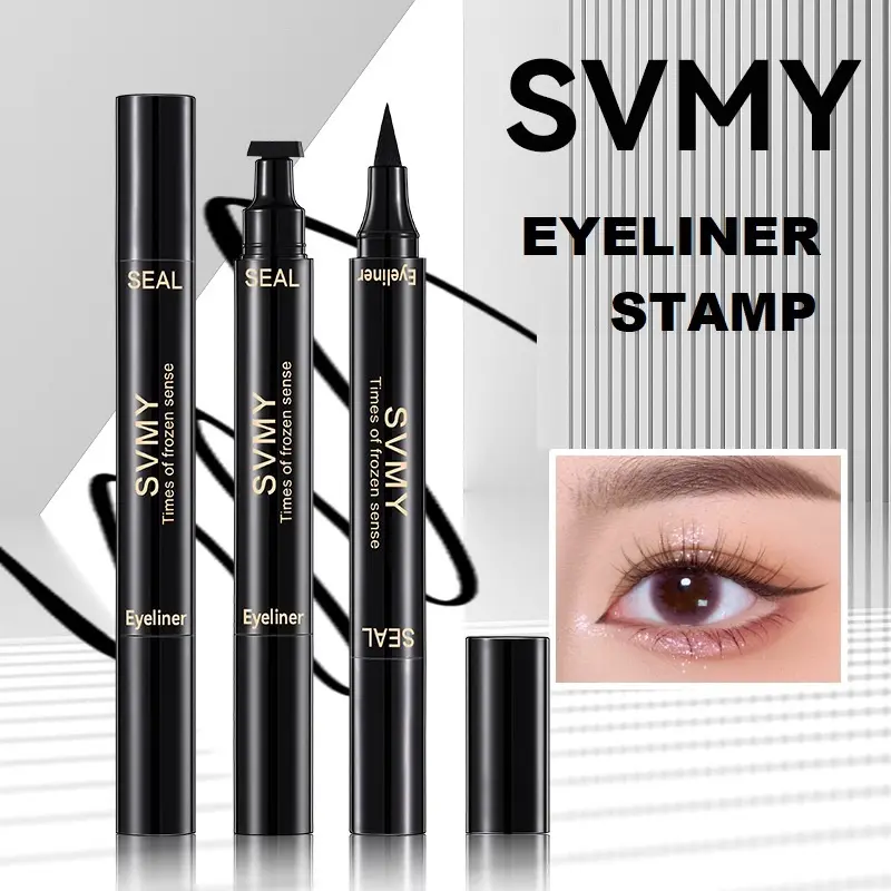 Eyeliner Stamp 2 in 1 Waterproof Liquid Eyeliner Pensil 1