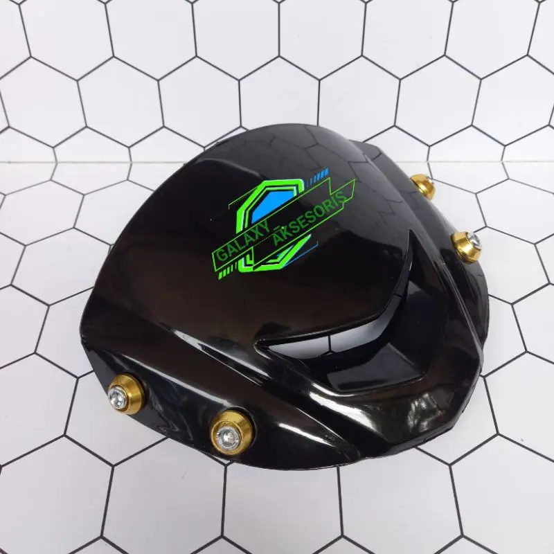 VISOR JUPITER Z1 JUPITER ROBOT SETT SPION X1 HITAM UNIVERSAL Accessories Akrilik Baut Motor Foto Motorcycle 1