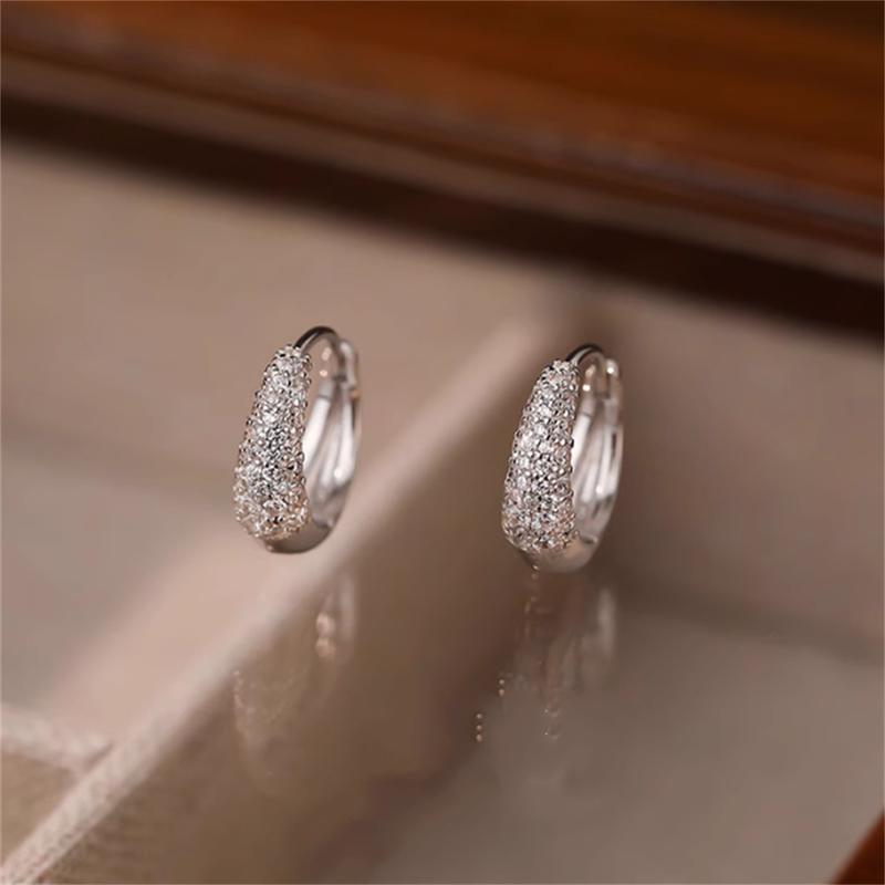 Khóa Tai Tròn, Tinh Tế Và Nhỏ Gọn, Phụ Kiện Tai Sành Điệu Và Cao Cấp 1