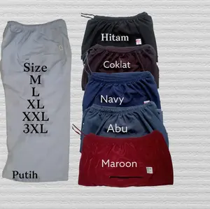 celana sirwal sontog 3/4 dewasa terbaru Pria Nyaman sehari hari