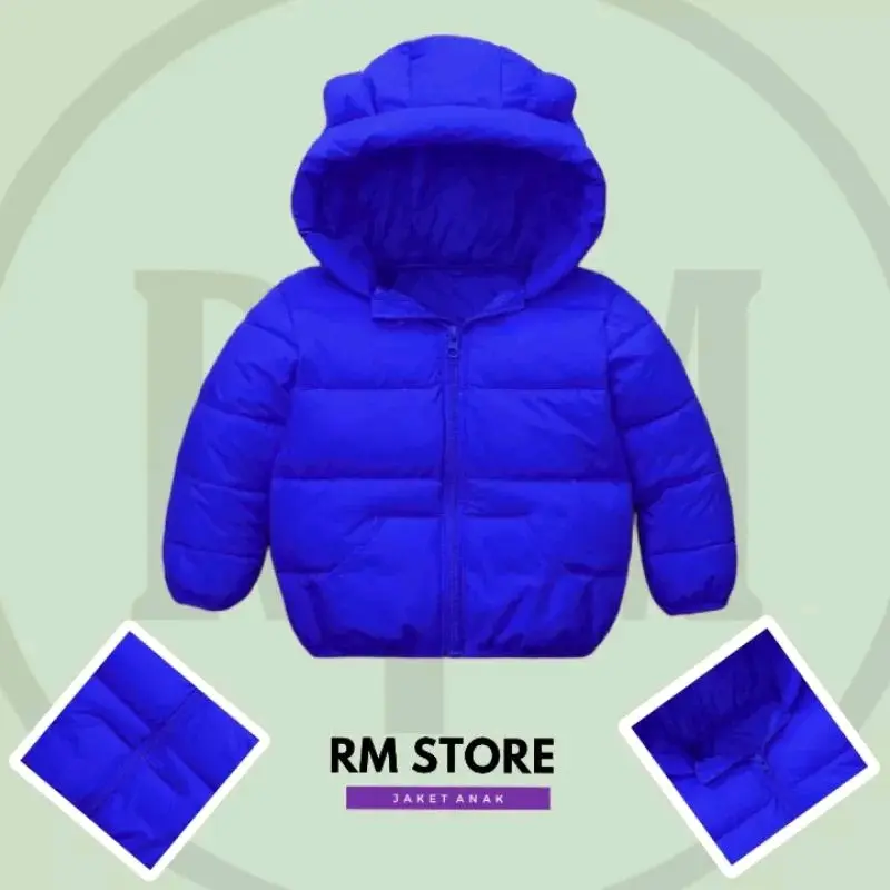 jaket anak winter / gelembung Katun