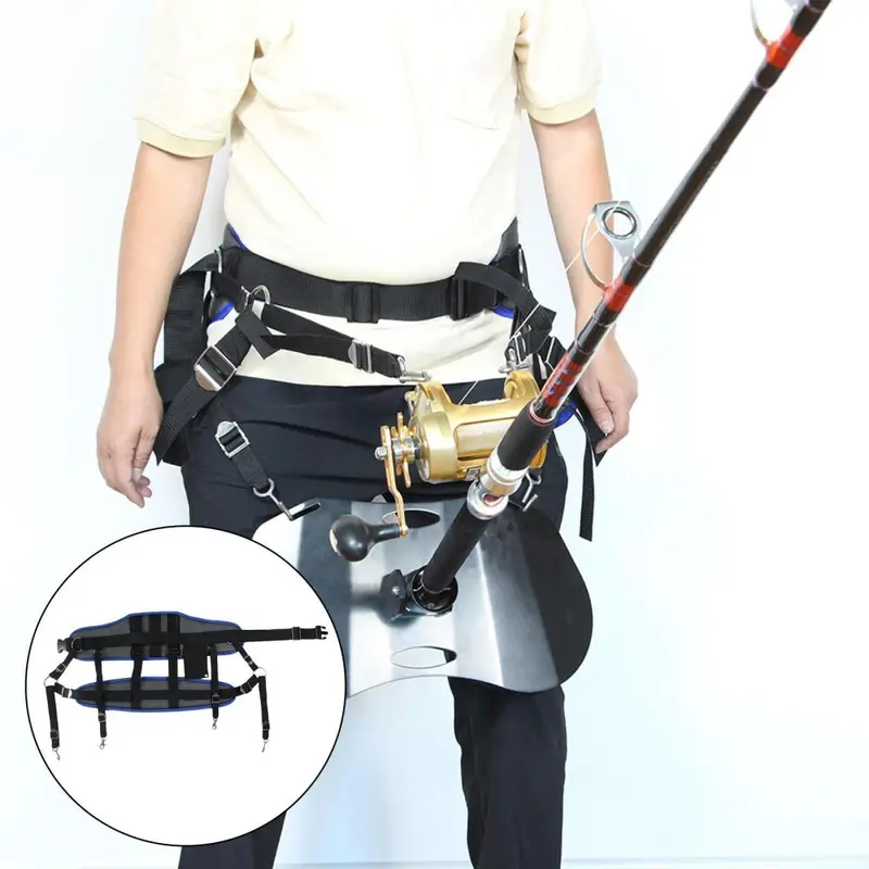 Fishing Vest Waist Belt Breathable Practical for Stand up Carp Fishing Kit 4