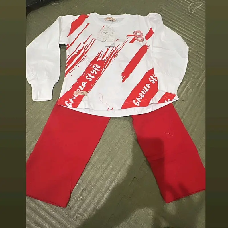 Oneset Kemerdekaan Couple ibu & Anak Cewek ORI Gwenza Muslim Baju Setelan Wanita Pasangan Keluarga 1