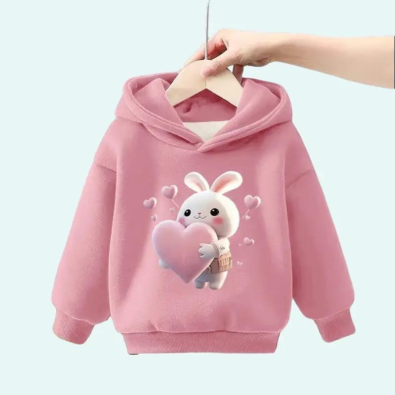 Áo nỉ hoodie có mũ bé gái 18-45kg, áo bé gái 4-15 tuổi mẫu labubu phong cách cá tính , vải mềm mát ,hàng may kĨ 3