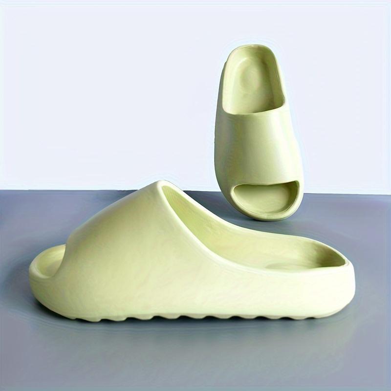 Comfortable Soft Sole Slide Women - Breathable EVA Upper, Non-Outsole, Open Toe Design, Solid Color, Lightweight, Easy-On Style - Perfect Indoor Outdoor Use Girl Shoe slippers  for  women 5