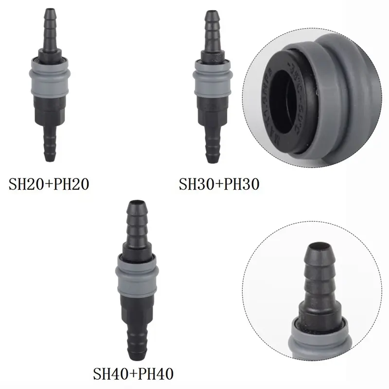 Đầu Nối Nhanh Tự Khóa, Loại C-Type, Phụ Kiện Khí Nén, Có Kích Thước 8 / 10 / 12mm, Cho Máy Nén 0