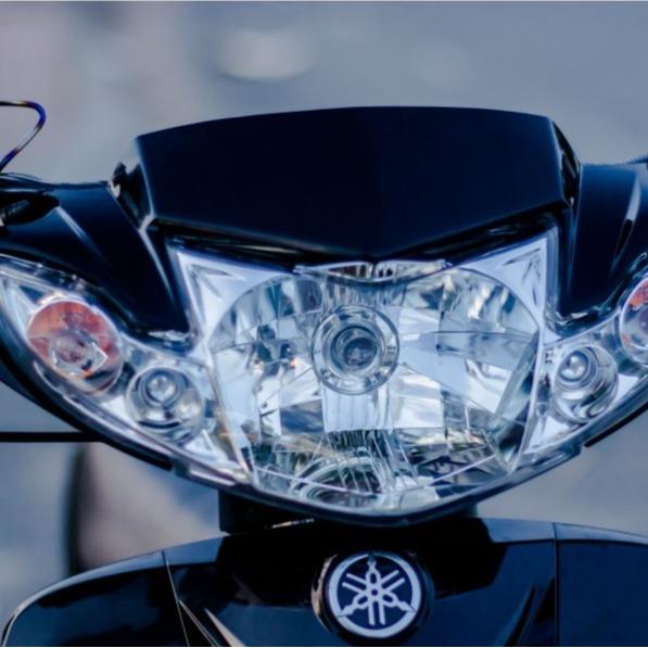  PHỤ KIÊN XE MÁY_ĐẦU ĐÈN SIHELLO   LÀM SẴN GIẮC   dùng cho xe sirius 50-110   THẮNG ĐĨA   