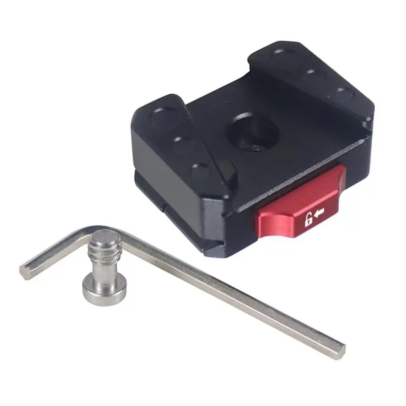 Thiết Bị Tấm Kẹp Tháo Nhanh Thay Thế Giá Đỡ, Miếng Đệm Chống Trượt, Kẹp Gắn Bền, Thích Hợp Cho Máy Ảnh Kỹ Thuật Số Tripod Monopod DSLR 5