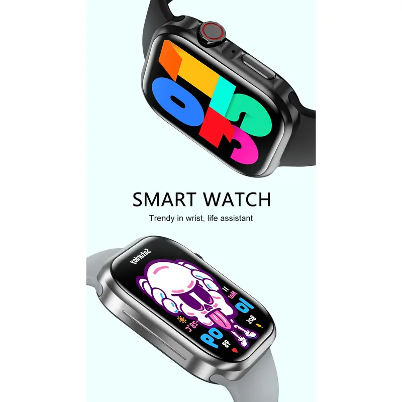 Đồng hồ thông minh PK IW9, đồng hồ thông minh 9 Bluetooth , cuộc gọi, sạc không dây, trò chơi, theo dõi thể dục, máy tính, series 9, dành cho IOS Andriod 7