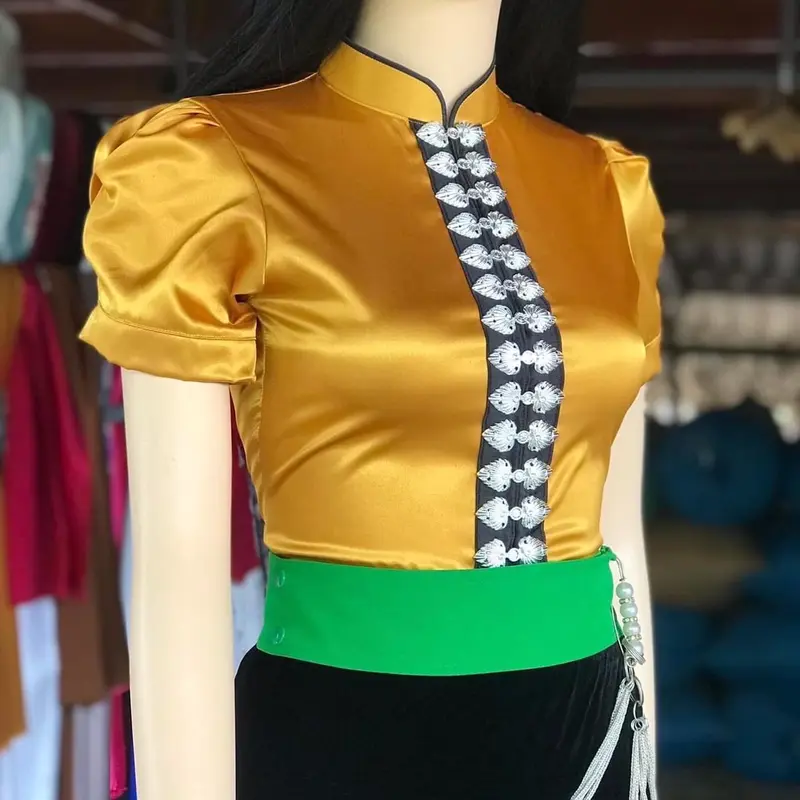 Áo cóm truyền thống dân tộc thái Nữ Voi Ong 4