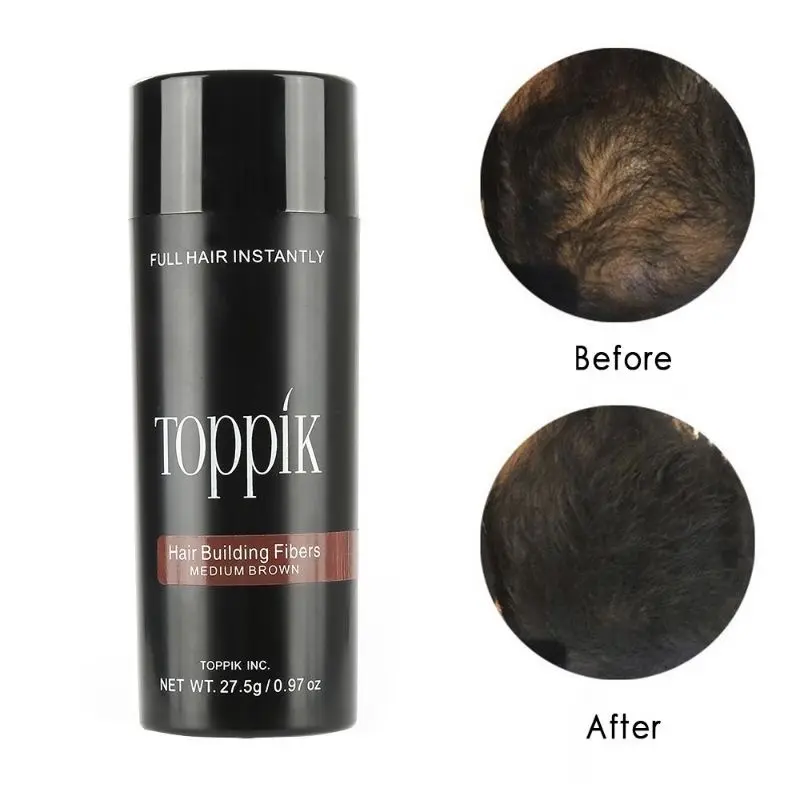 Bột phấn phủ che hói tóc, làm dầy tóc Toppik hair building