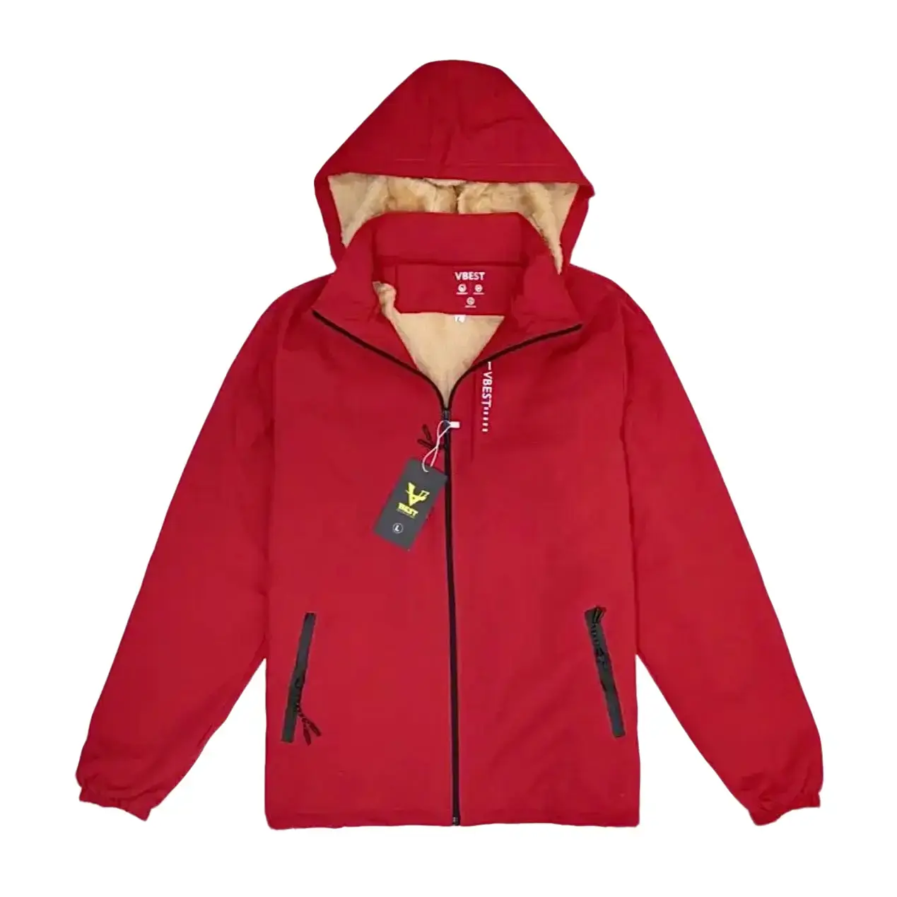 ÁO KHOÁC GIÓ LÓT LÔNG CHO NAM chống thấm nước, cản gió bụi Menswear Tay Dài Jacket Đen