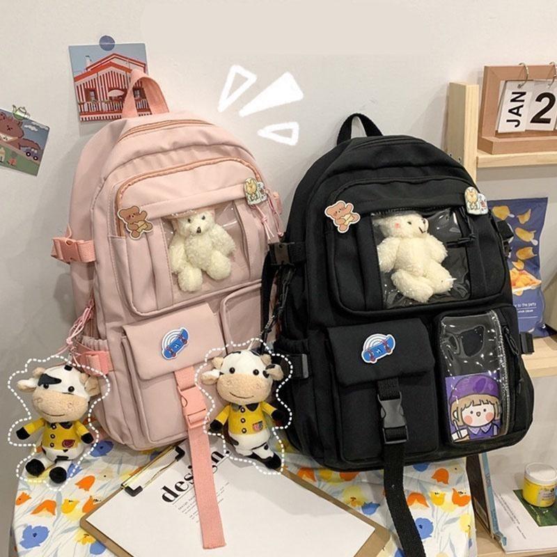 Balo ulzzang thời trang  nam nữ chống thấm nước cao cấp, ba lô cấp 2, cấp 3