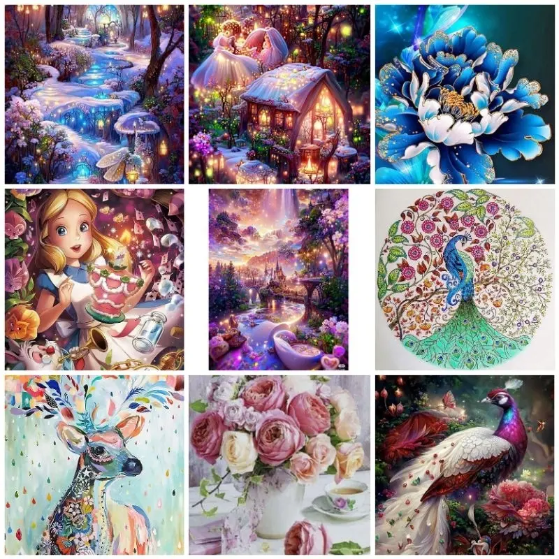 DIY Diamond Painting Full Drill Lukisan Berlian Kerajinan Tangan 30x40cm