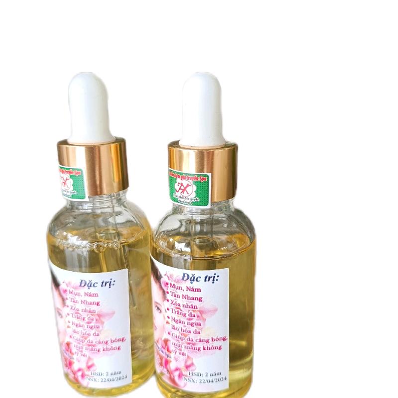  2 lọ nước tái tạo spa    nước tái loại mạnh  giúp trị mụn thâm nám tàn nhang kèm bông Gòn Skincare 