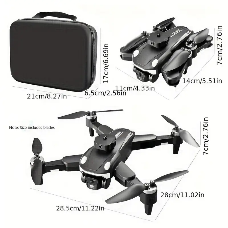 RC Folding Quadcopter Drone Toy, Remote Control Foldable Four-axis Drone Toy, Creative Birthday and Holiday Gift Options 1
