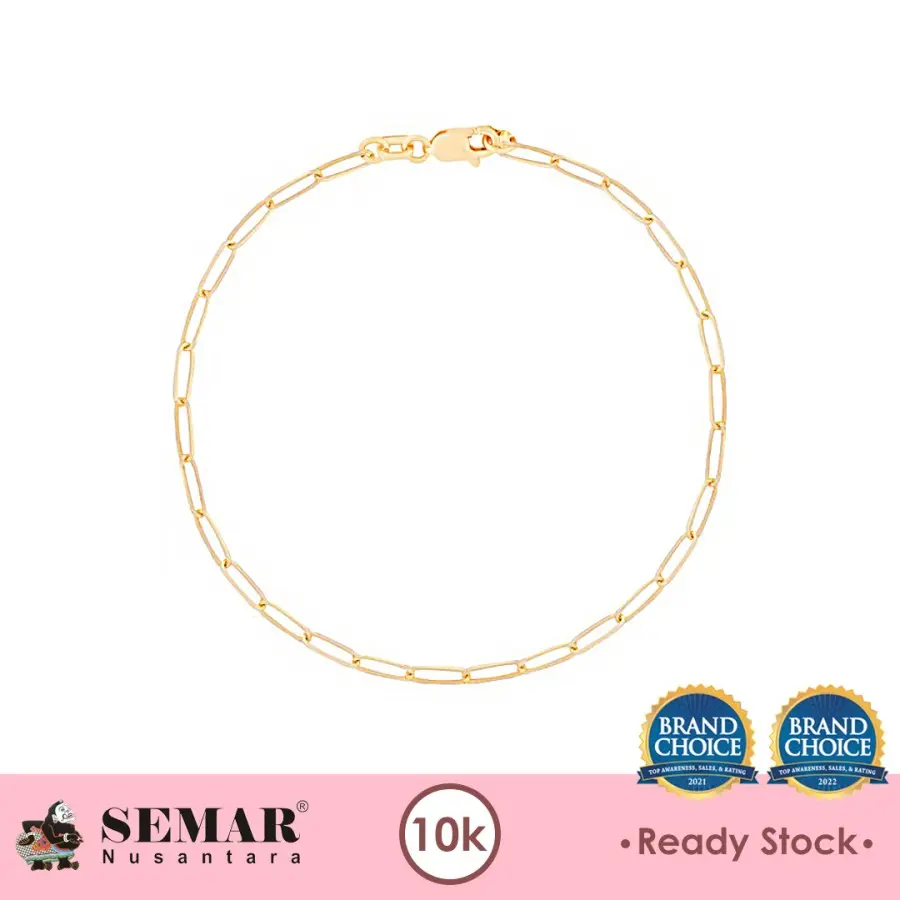 Gelang Emas Thesya Polos Gold 10K Semar Nusantara