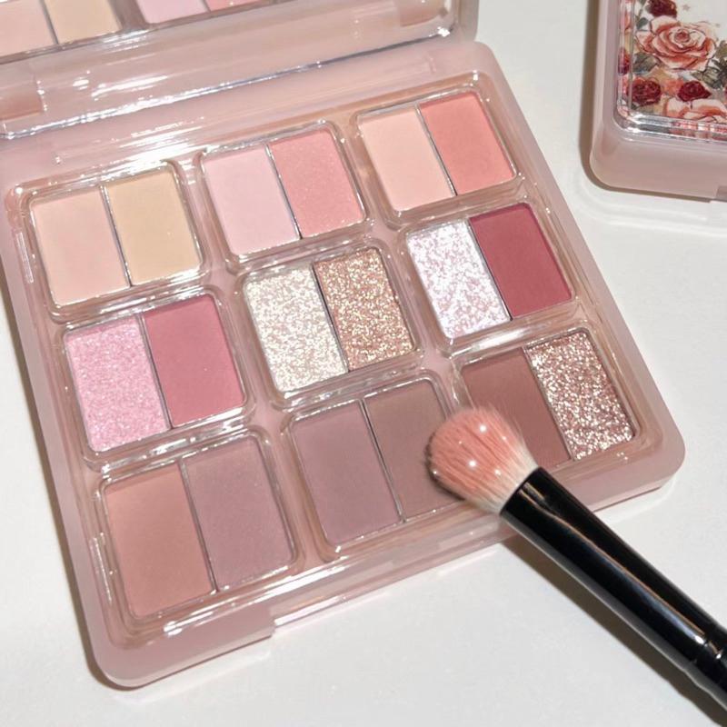 Holdlive Bảng Phấn Mắt 18 Ô Thỏ Hoa HOLD LIVE Sweet Garden Bunny HL692 phan mat phấn mắt nội địa trung