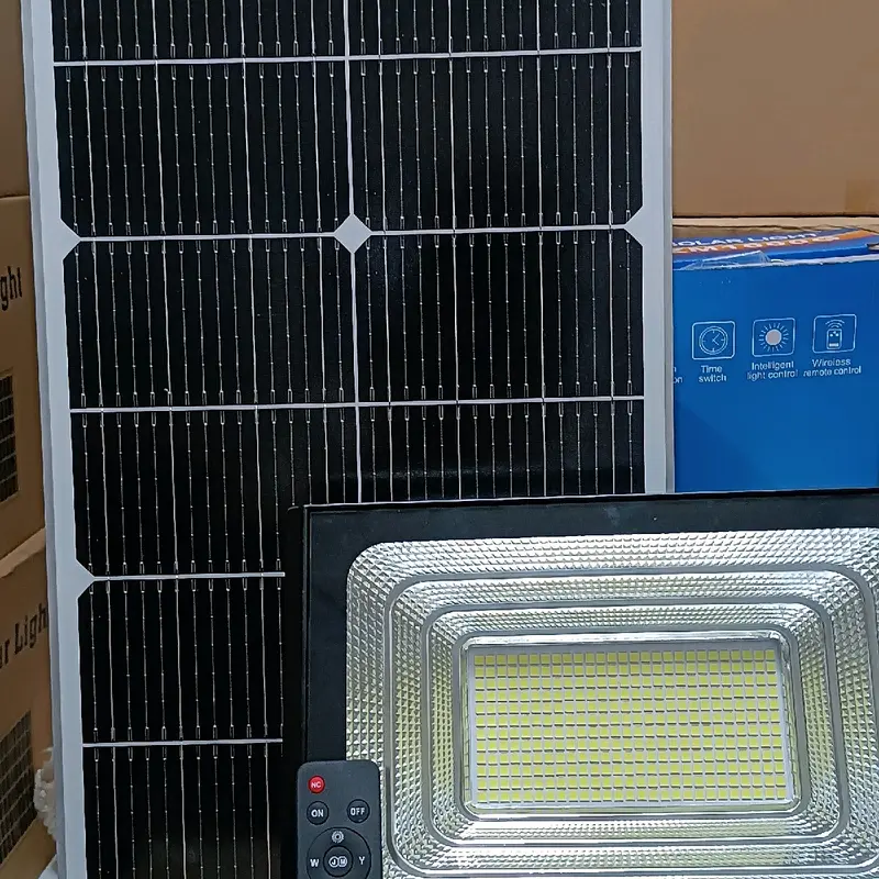 Đèn năng lượng mặt trời 200w-300wcao cấp tấm pin mono 35w 1