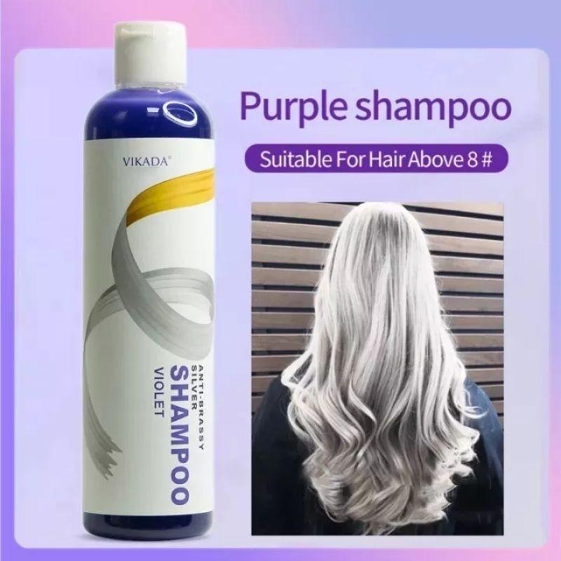 Product Introduction of VIKADA  Hair Color Shampoo Dye Permanent Pure Brass Toning for Bleached and Colored Hair /Sampo Pewarna Rambut Blonde Kuning 21