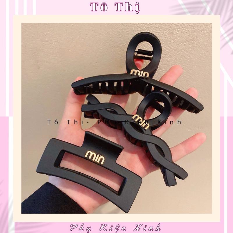 COMBO 3 kẹp càng cua MIN phong cách Hàn đơn giản - Tô Thị Cài Tóc Nữ set