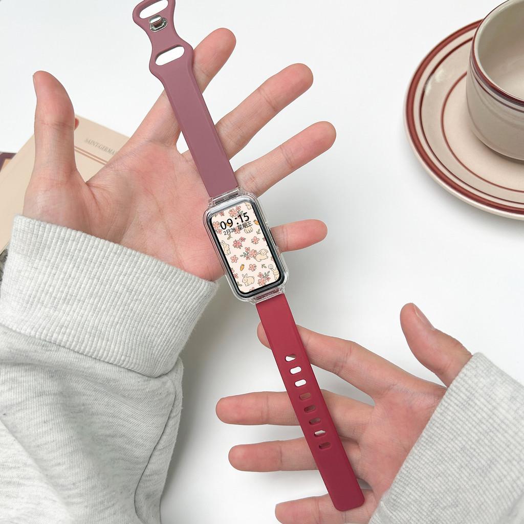 Tali Jam Tangan Anti Gores Transparent PC Case Silicone Strap for Huawei Band 10/9/8 Hard Frame Protective Cover Bumper Cover Screen Protector Soft Silikon Wristband Rubber Band Accessories Smartwatch for Huawei Band 10 9 8 NFC Tali Jam Tangan Anti Gores Transparent PC Case Silicone Strap for Huawei Band 10/9/8 Hard Frame Protective Cover Bumper Cover Screen Protector Soft Silikon Wristband Rubber Band Accessories Smartwatch for Huawei Band 10 9 8 NFC