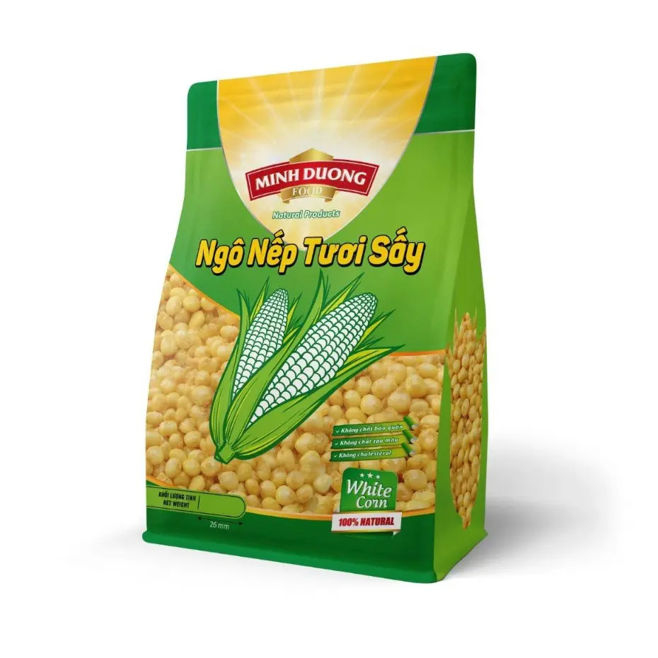 Ngô nếp tươi sấy Minh Dương, Ngô nếp tươi sấy giòn loại ngon (Túi 285g)