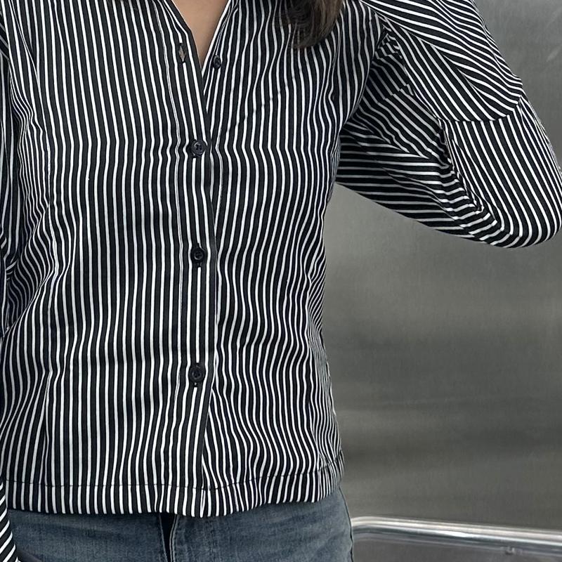Product Introduction of Kemeja Stripe Lonceng/ Kemeja Stripe 2024 0