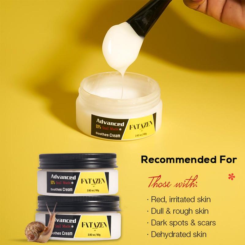 80g Comfort Vegan Snail Mucin Face Cream, 1 Box Even Skin Tone Face Moisturizer, Improving Face Skin Situations, Skin Care Facial Cream 3