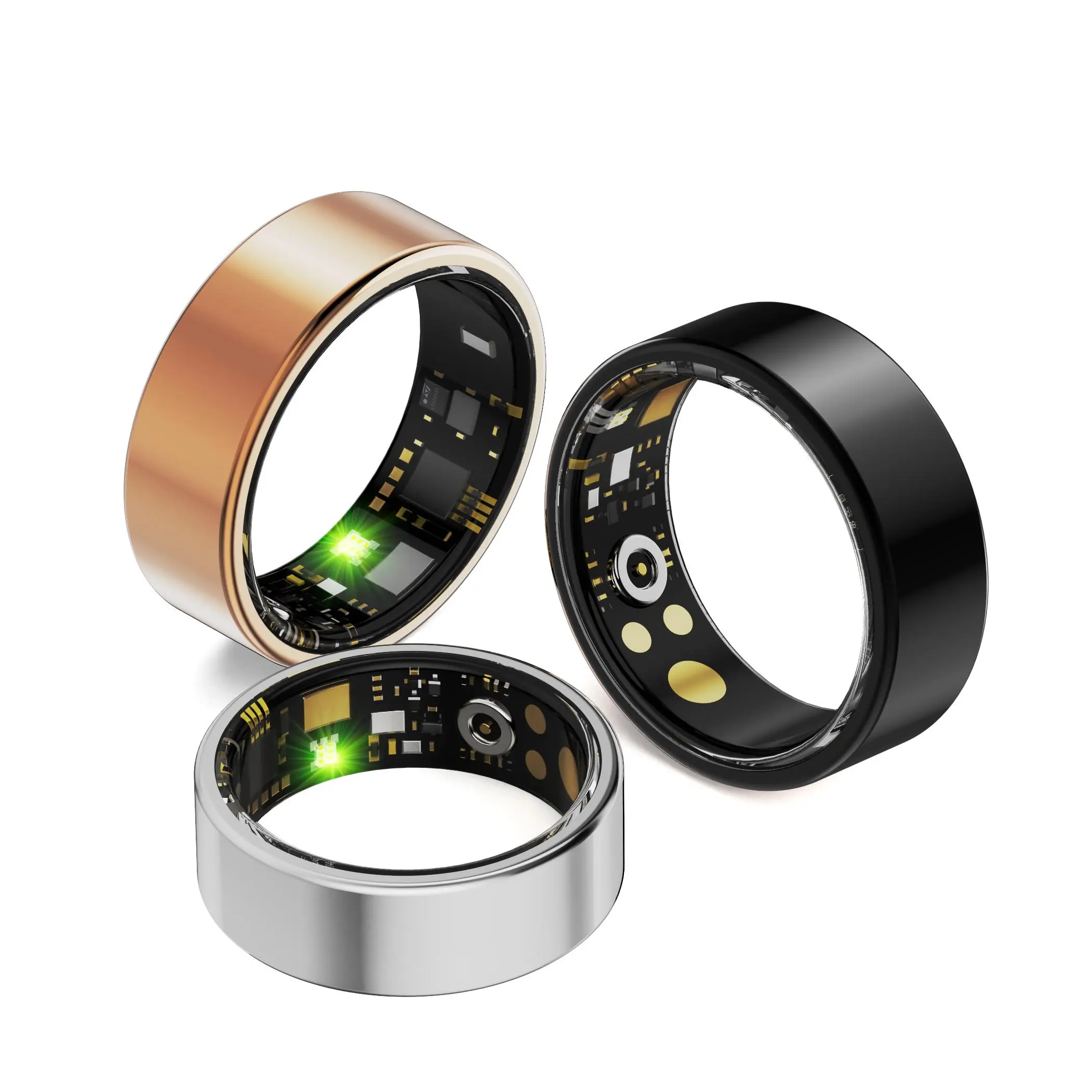 Multifunctional Smart Ring, Waterproof Blood Pressure & Blood Oxygen Sleep Tracking Ring, Sports Monitoring Ring, Health Smart Ring, Wearable