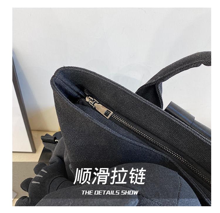 Product Introduction of Ba Lô Vải Bố Búp Bê Mickey, Thời Trang, Phong Cách Phương Tây Thường Ngày Sức Chứa Lớn, Thích Hợp Đi Du Lịch, Túi Đi Học Học Sinh, Hàng Mới Về Năm 2024 Nam Bag Backpack Đeo Vai 6