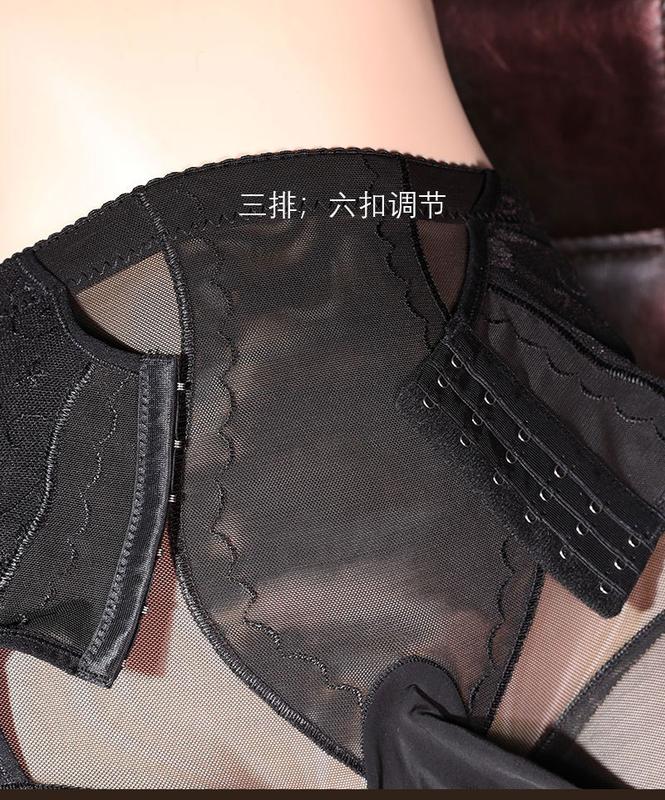 Product Introduction of Summer Men's Breathable Breasted Mesh Buckle Waist Shaping Hip Raise High Waist Body Shaping Fifth Pants Three Rows Six Buttons Belly Contracting Boxer 6