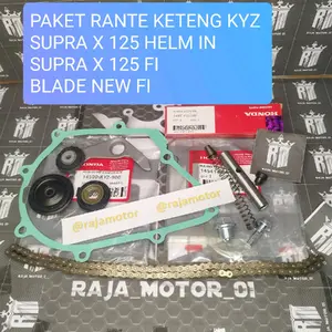 5 ITEM KETENG SET KYZ + ROLL 2 PLAT TENSION + SULING PER KETENG BAUD  SUPRA X 125 HELM IN BLADE NEW 125 FI SUPRA X 125 FI 2014 KE ATAS KUALITAS TERJAMIN BEST QUALITY
