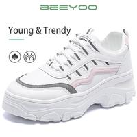 Gambar Beeyoo Sepatu Wanita Sneakers Korean Look Trendy Sepatu Kets Olahraga Casual Sepatu Cewek Karet Pink WD119 - Biru, 35 dari beeyoo Kota Tangerang 1 Tokopedia