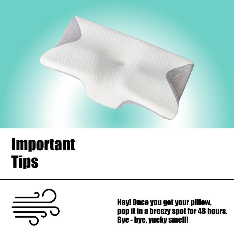 Product Introduction of Memory Foam Neck Pillow, 1 Count Comfortable Neck Support Pillow, Soft Neck Pillow, Neck Support Pillow, Bedding Supplies for Home & Travel 6