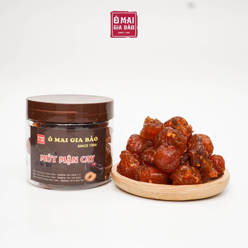 Ô Mai Xí Muội Mứt Mận Cay Gia Truyền - Món Ăn Vặt Vị Chua Cay Ngọt