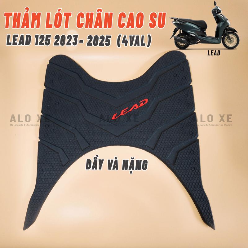 (Dầy - Nặng) Thảm miếng lót chân cao su xe LEAD 2023 - 2025 (4VAL) Mềm dẻo và DẦY - Phụ Kiện Phụ Tùng xemay để chân ab 125