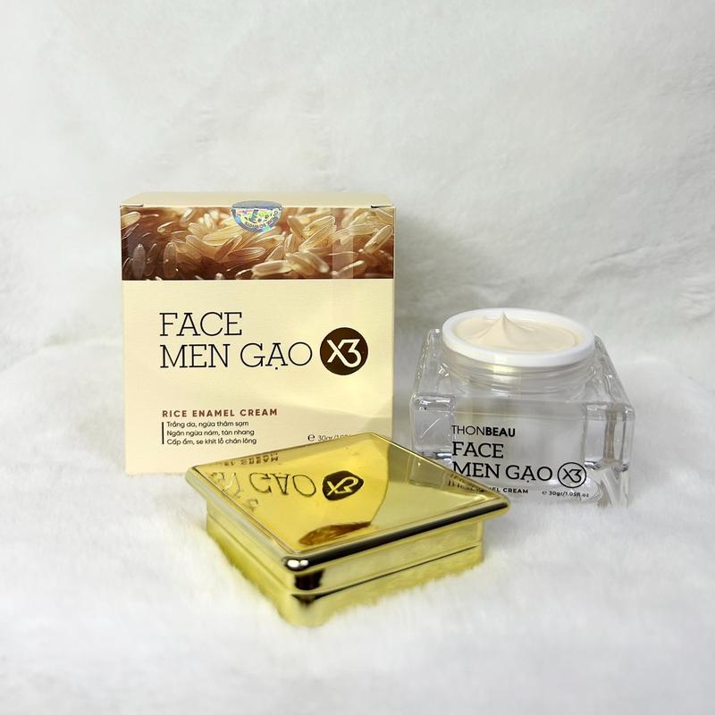 Kem MEN GẠO X3 Chất Kem Lotion Làm Đẹp Da Skincare Chăm Sóc Da Dưỡng Ẩm Da