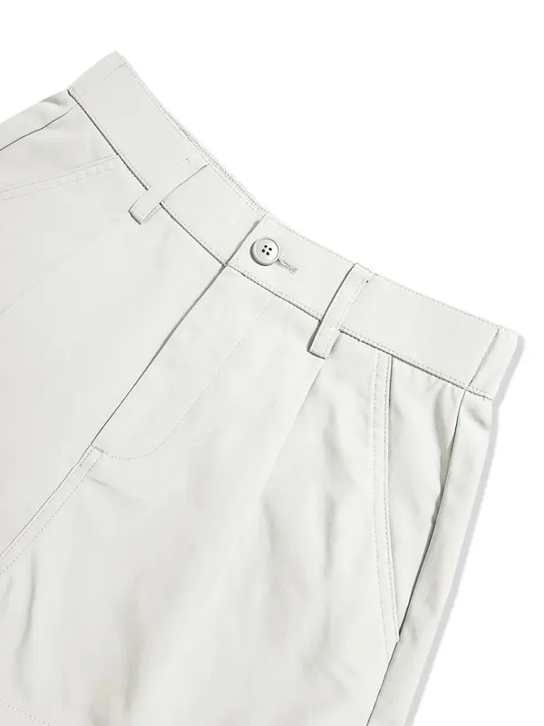 Women's Solid Color Pocket Shorts, Casual Fashion Loose Fit Shorts for Daily Wear, Ladies Bottoms for Spring & Fall 7