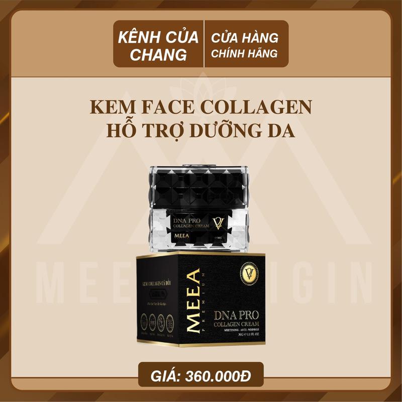 Kem Face Collagen Cá Hồi MEEA DNA Pro V2 30g - Hỗ Trợ Dưỡng Da