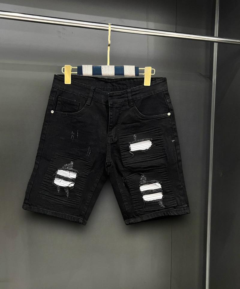 Product Introduction of Quần jean short nam ngố phối vá thời trăng boy phố co giãn 4 chiều , chất vải mềm mịn thoáng mát cao cấp Menswear 10